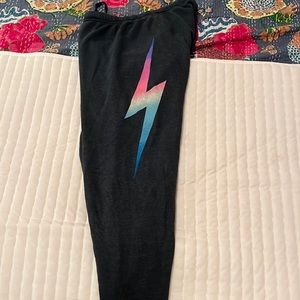 Aviator nation lightning bolt sweatpants